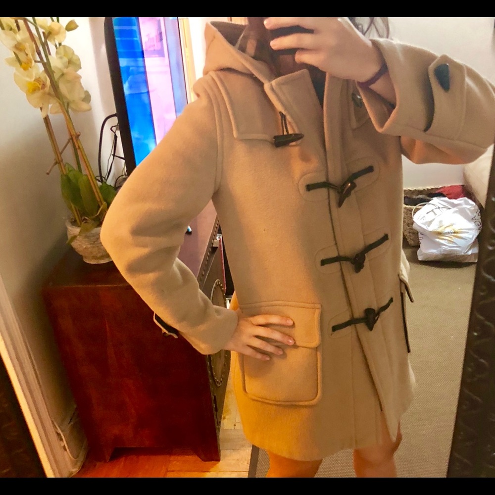 Burberry Vintage Mersey Wood Toggle Coat